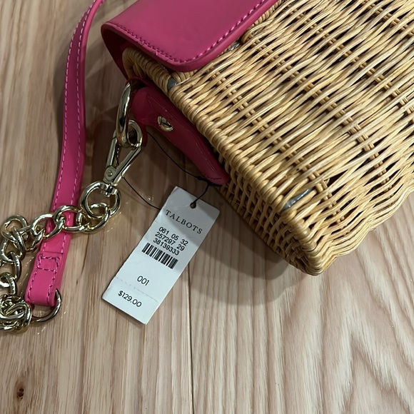 Talbots Bamboo and Leather Bag - Brand New! - Picture 4 of 4